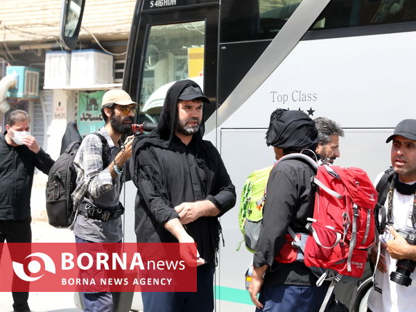 حضور کاروان جامعه ورزش و جوانان در راهپیمایی اربعین