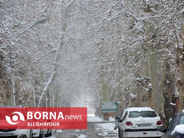 اولین برف زمستانی در ارومیه