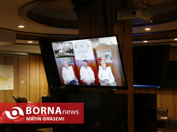 نشست خبری ویدئو کنفرانس رییس جمعیت هلال احمر در مکه مکرمه 