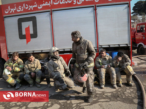 هفتمین روز حادثه پلاسکو