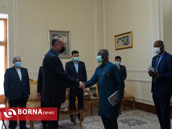 دیدار وزیر فرهنگ غنا با امير عبداللهيان