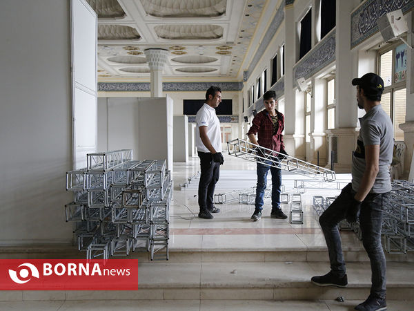 آماده سازی نمایشگاه کتاب ۹۷