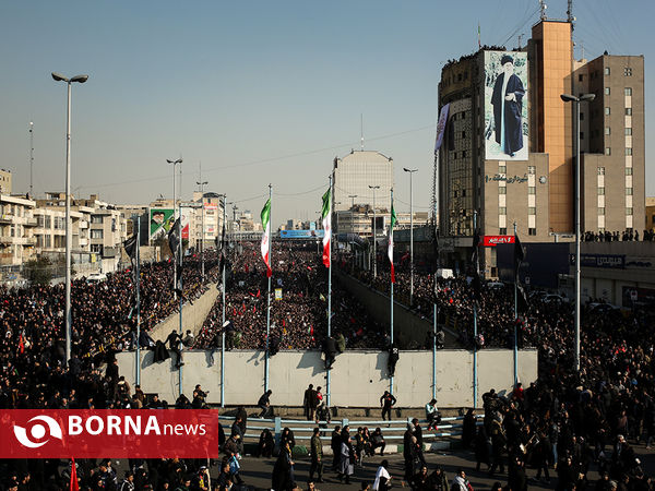 تشییع پیکر سردار شهید حاج قاسم سلیمانی در تهران