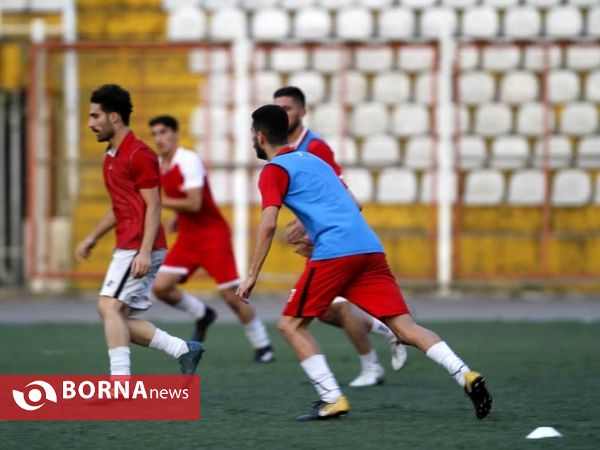 تمرینات تیم سپیدرود رشت و معارفه مدیرعامل جدید