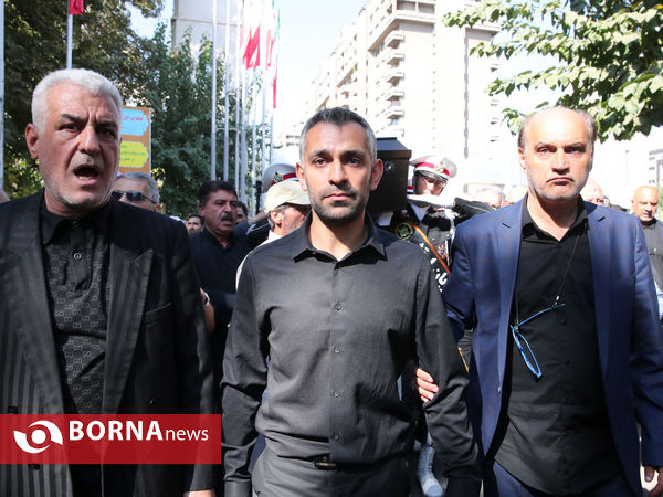 تشییع پیکر جعفر کاشانی پیشکسوت فوتبال