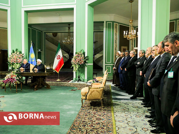 استقبال رسمی از رییس جمهور قزاقستان