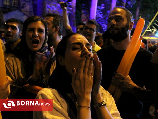 جشن و شادی مردم ایران  پس توافق هسته ایی -2