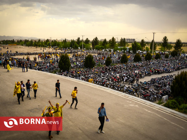 حاشیه دیدار تیم های فوتبال پرسپولیس و سپاهان