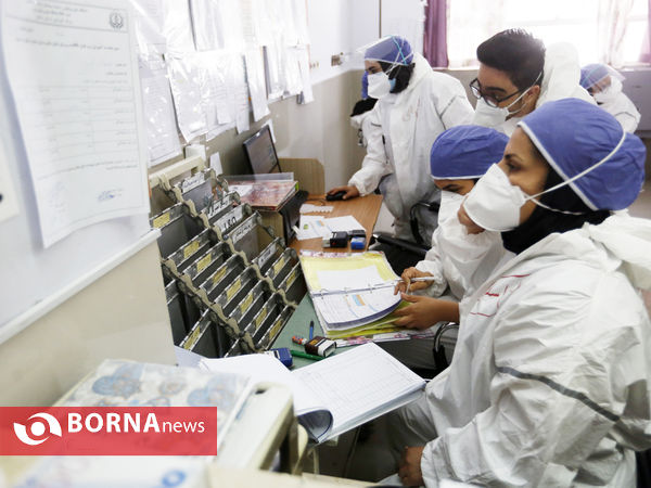 نبرد با کرونا بیمارستان نمازی شیراز