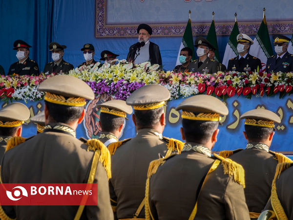 مراسم روز ارتش با حضور رییس جمهوری