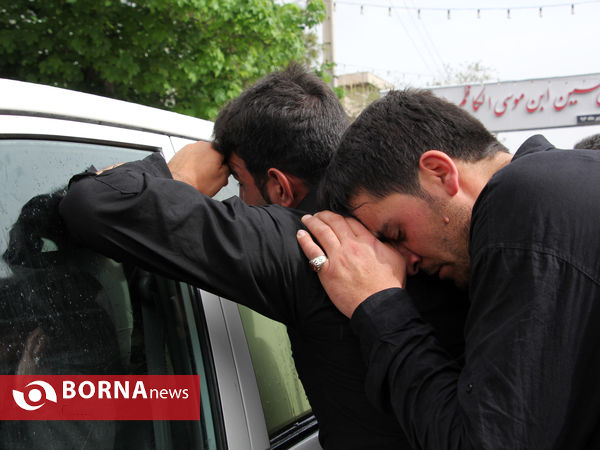 آیین تشییع جان باختگان سقوط هلی‌کوپتر اورژانس فارس