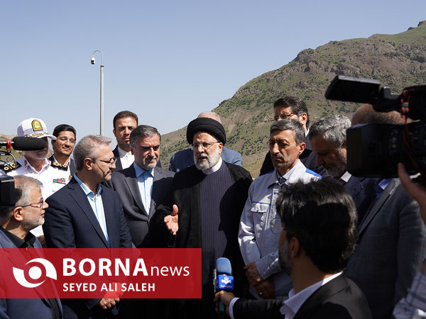 افتتاح قطعه دوم آزاد راه تهران-شمال