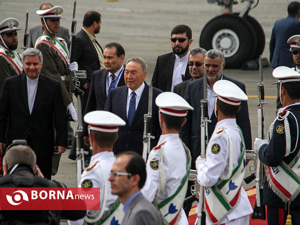 ورود رئیس جمهور قزاقستان به ایران