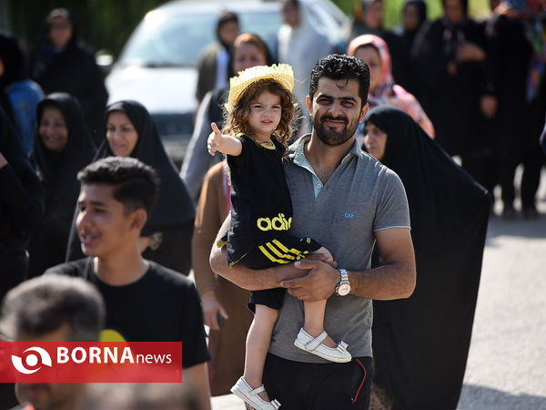 پیاده روی خانوادگی به مناسبت جشن غدیرعید ولایت وامامت