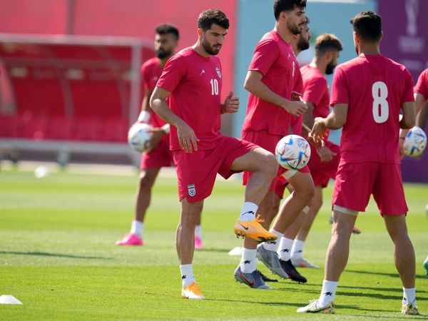 تمرین تیم ملی قبل از دیدار با ولز