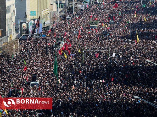 تشییع پیکر سردار شهید حاج قاسم سلیمانی در تهران
