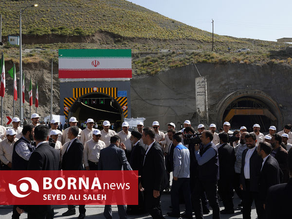افتتاح قطعه دوم آزاد راه تهران-شمال