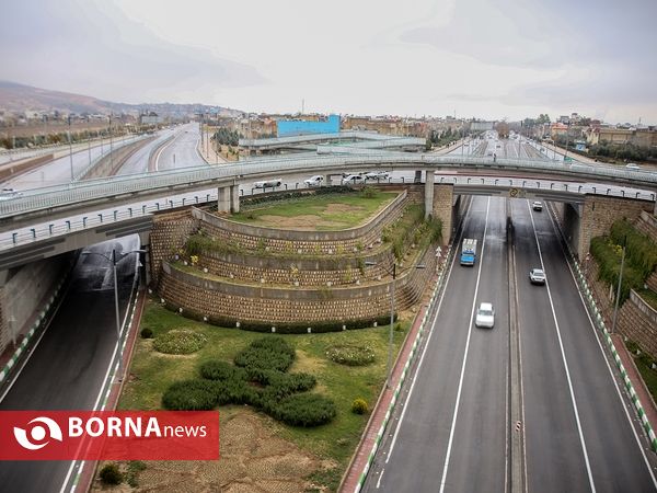 شيراز زیبای بارانی