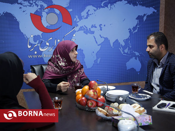 حضور طیبه سیاوشی و فاطمه ذوالقدر نمایندگان مردم تهران در خبرگزاری برنا