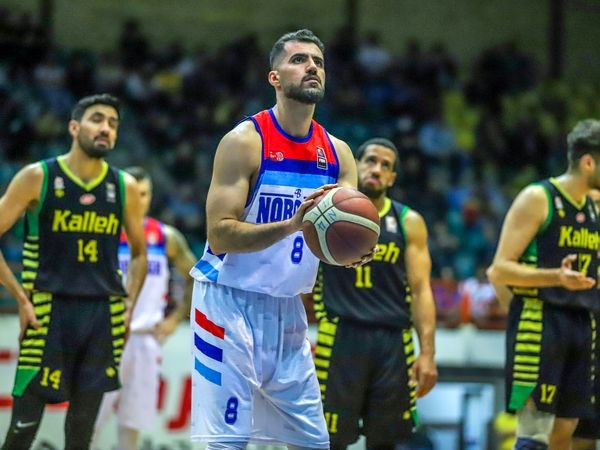 دیدار تیم های بسکتبال نبوغ - کاله