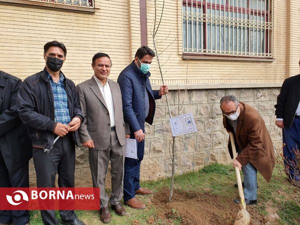 مراسم روز درختکاری جامعه ورزش آذربایجان‌غربی با حضور مازیار ناظمی