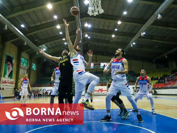 دیدار تیم های بسکتبال نبوغ - کاله