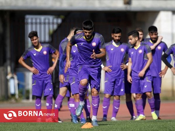 تمرینات تیم فوتبال سپیدرود رشت