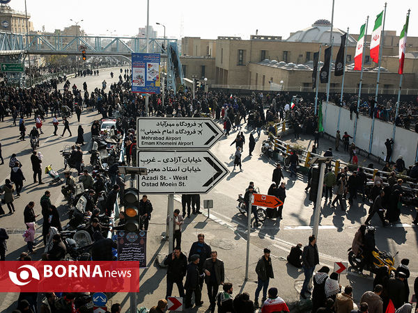 تشییع پیکر سردار شهید حاج قاسم سلیمانی در تهران