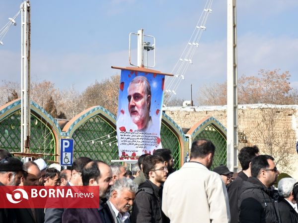 راهپیمایی مردم اگر در پی شهادت سردار قاسم سلیمانی