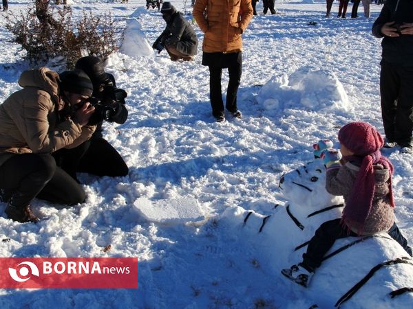 جشنواره بزرگ آدم برفی در اردبیل