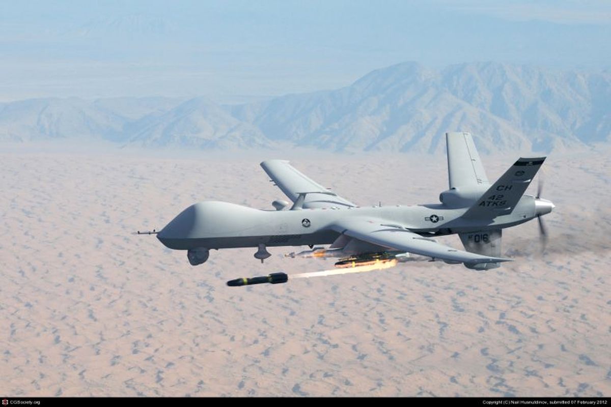 روسیه پهپاد MQ-9 آمریکا را برفراز دریای سیاه سرنگون کرد