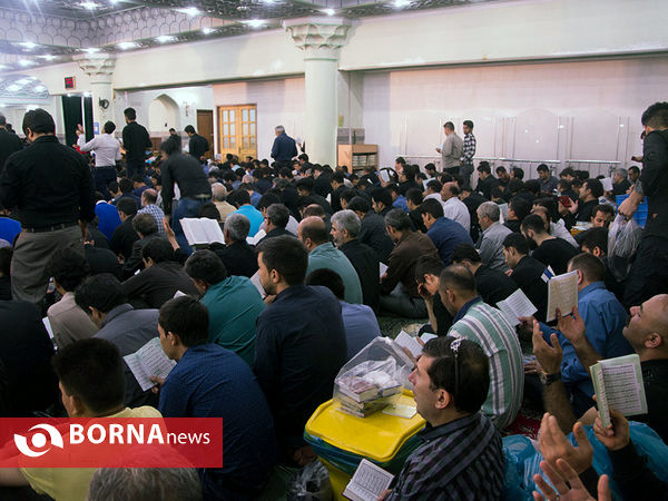 شب بیست و یکم ماه رمضان در مسجد شاه‌عبدالعظیم