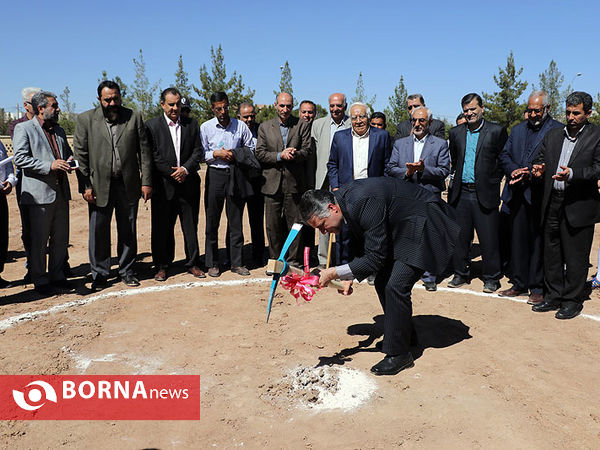 آیین کلنگ‌زنی خانه هاکی در کرمان