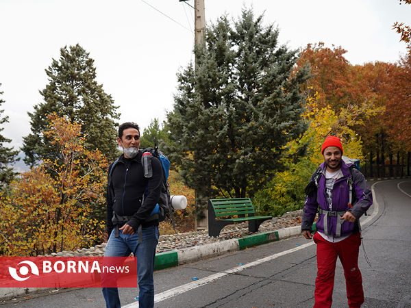 باران پاییزی تهران