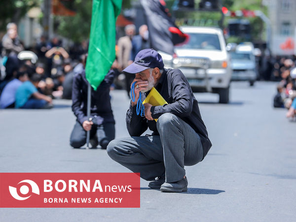 عزاداری مردم اراک در سالروز شهادت امام جعفر صادق(ع)