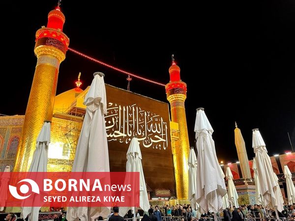 حرم حضرت علی(ع) در شب اربعین حسینی