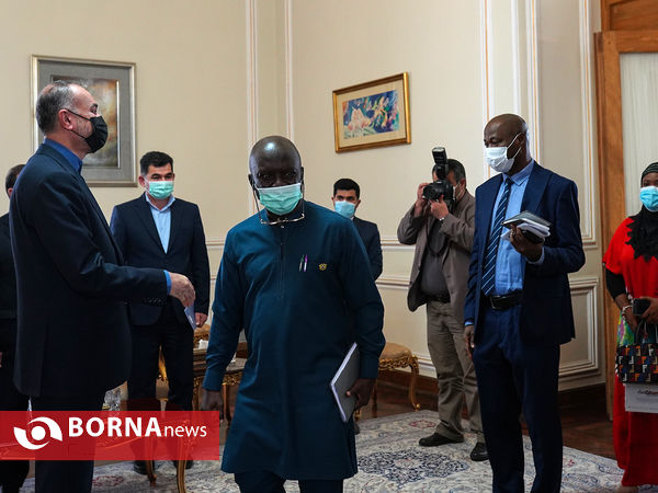 دیدار وزیر فرهنگ غنا با امير عبداللهيان