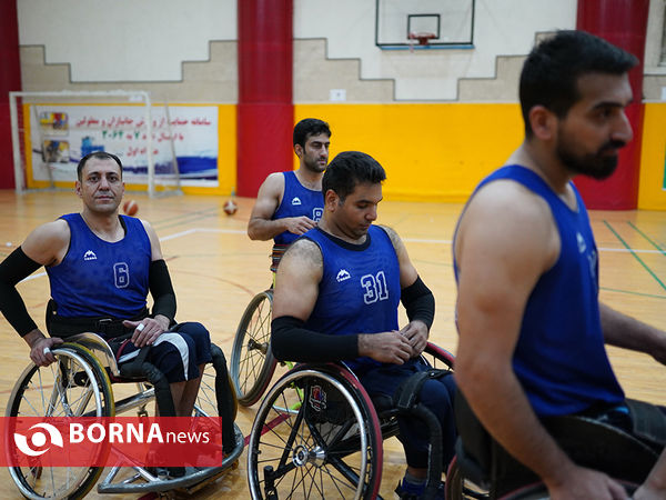 تمرین تیم ملی بسکتبال معلولین و جانبازان