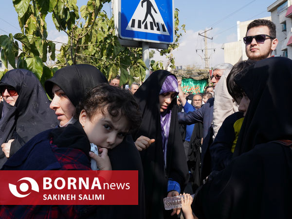 تشییع پیکر طلبه شهید آرمان علی‌وردی