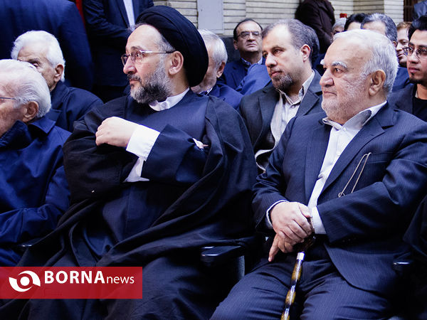 مجلس ترحیم برادر همسر مرحوم خاتمی