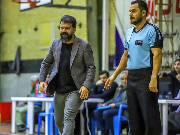 دیدار تیم های بسکتبال نبوغ - کاله