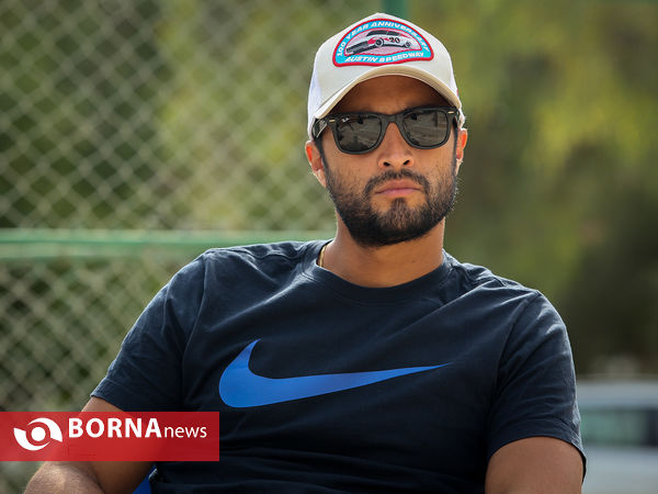 “ امیر جدیدی” بازیگر سینما و بازیکن تنیس  -  مسابقات جام حذفی تنیس
