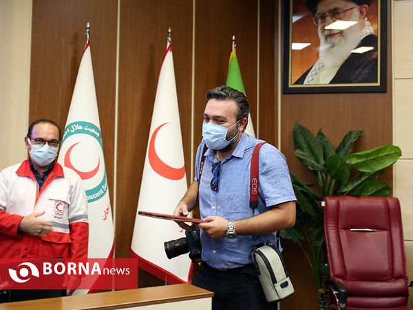 بازدید خبرنگاران از سازمان امداد و نجات جمعیت هلال احمر