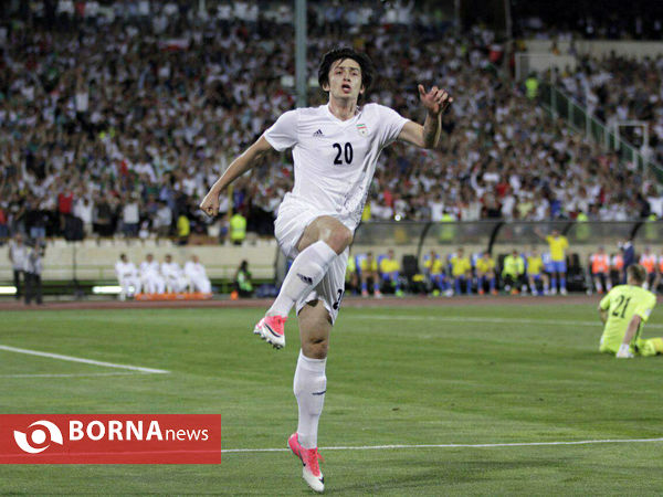 دیدار تیم ها فوتبال ایران- ازبکستان