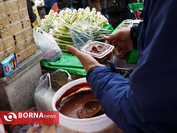میدان تجریش تهران در آستانه سال نو
