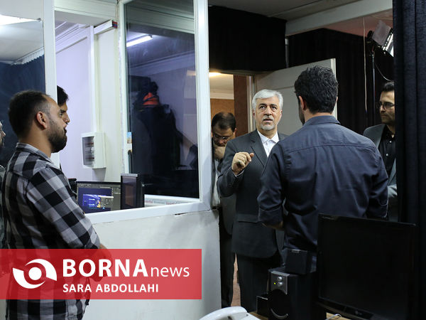 حضور حمید سجادی وزیر ورزش در خبرگزاری برنا