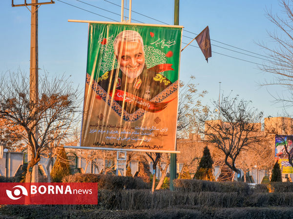 حال‌ و هوای شهر در اولین سالگرد سردار سلیمانی