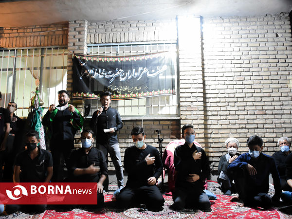 عزاداری شب عاشورای حسینی (ع) مهاجرین افغانی مقیم اراک