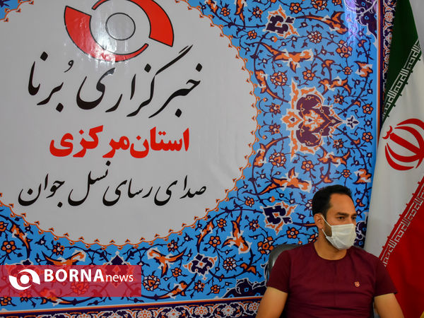 حضور اعضای تیم فوتبال آلومینیوم در دفتر خبرگزاری برنا