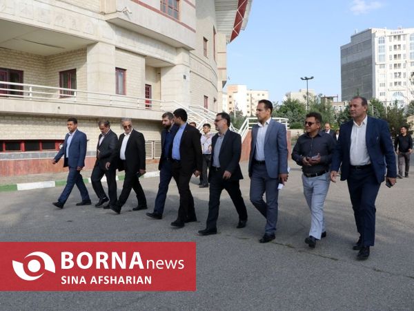 بازدید میدانی معاونین استاندار و مدیران استانی از مجموعه‌های محل برگزاری مسابقات والیبال مردان آسیا در ارومیه